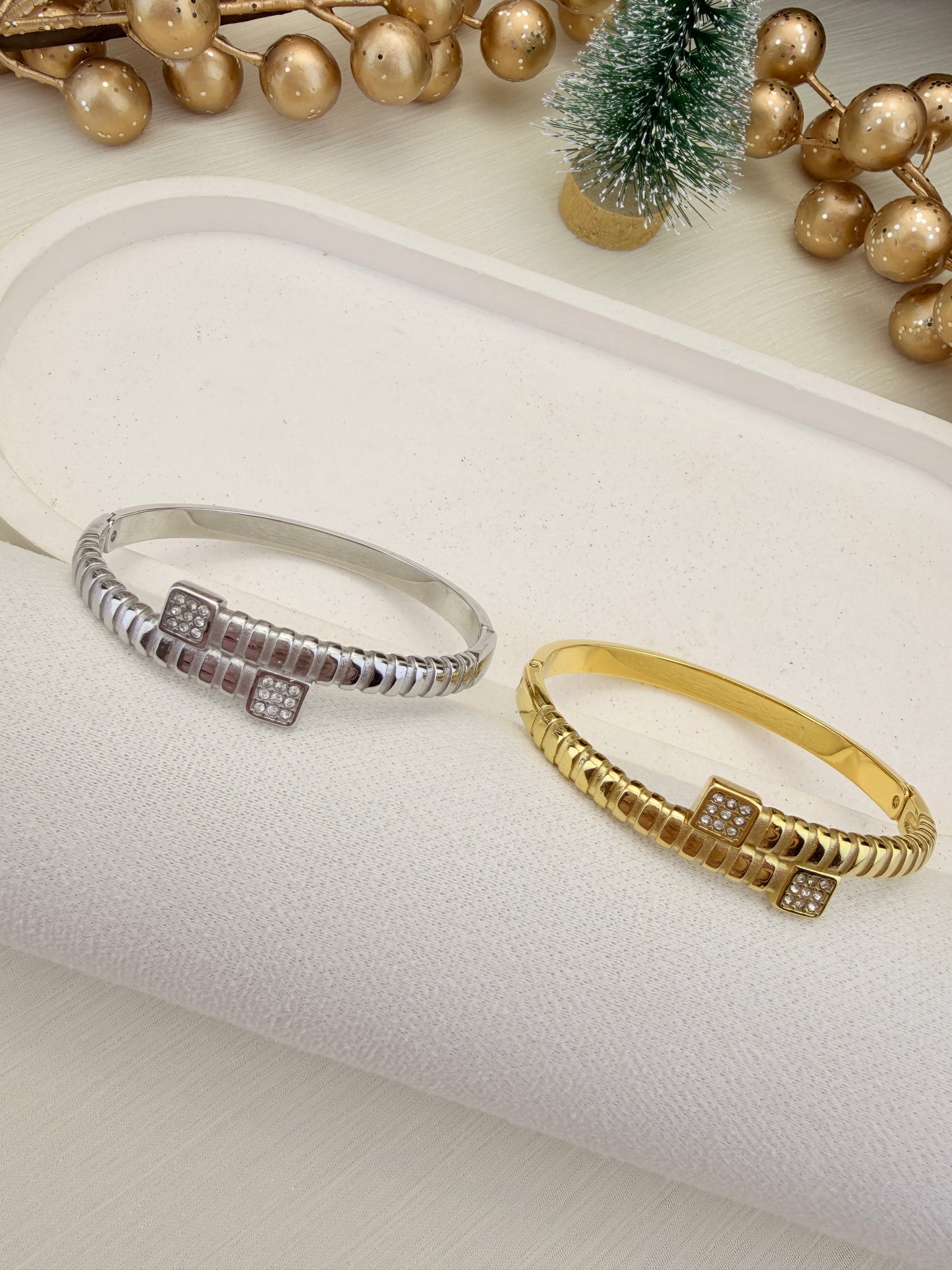 Axis Bangle Bracelet