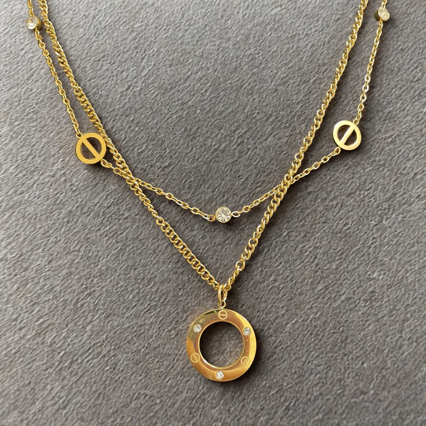 Bulgari Double Layer Necklace
