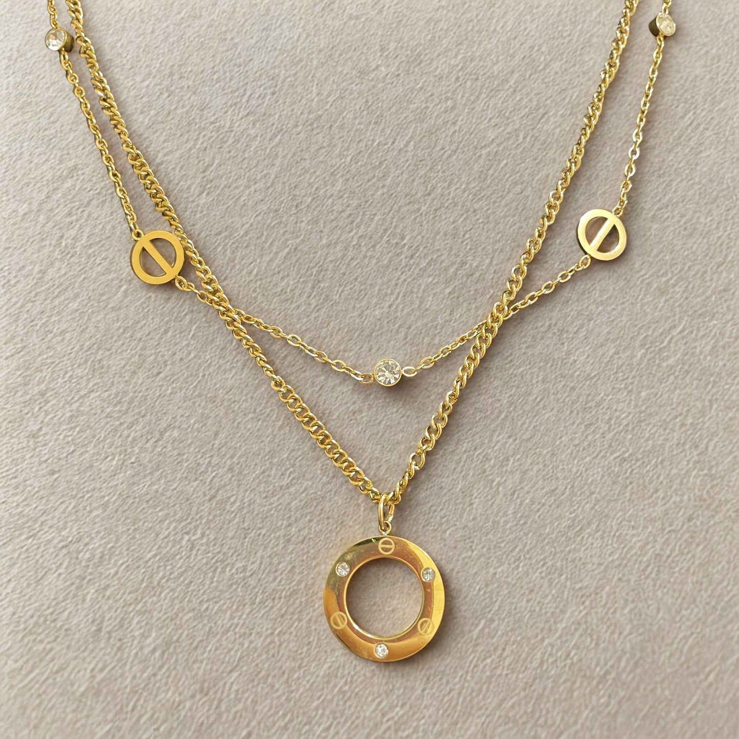 Bulgari Double Layer Necklace