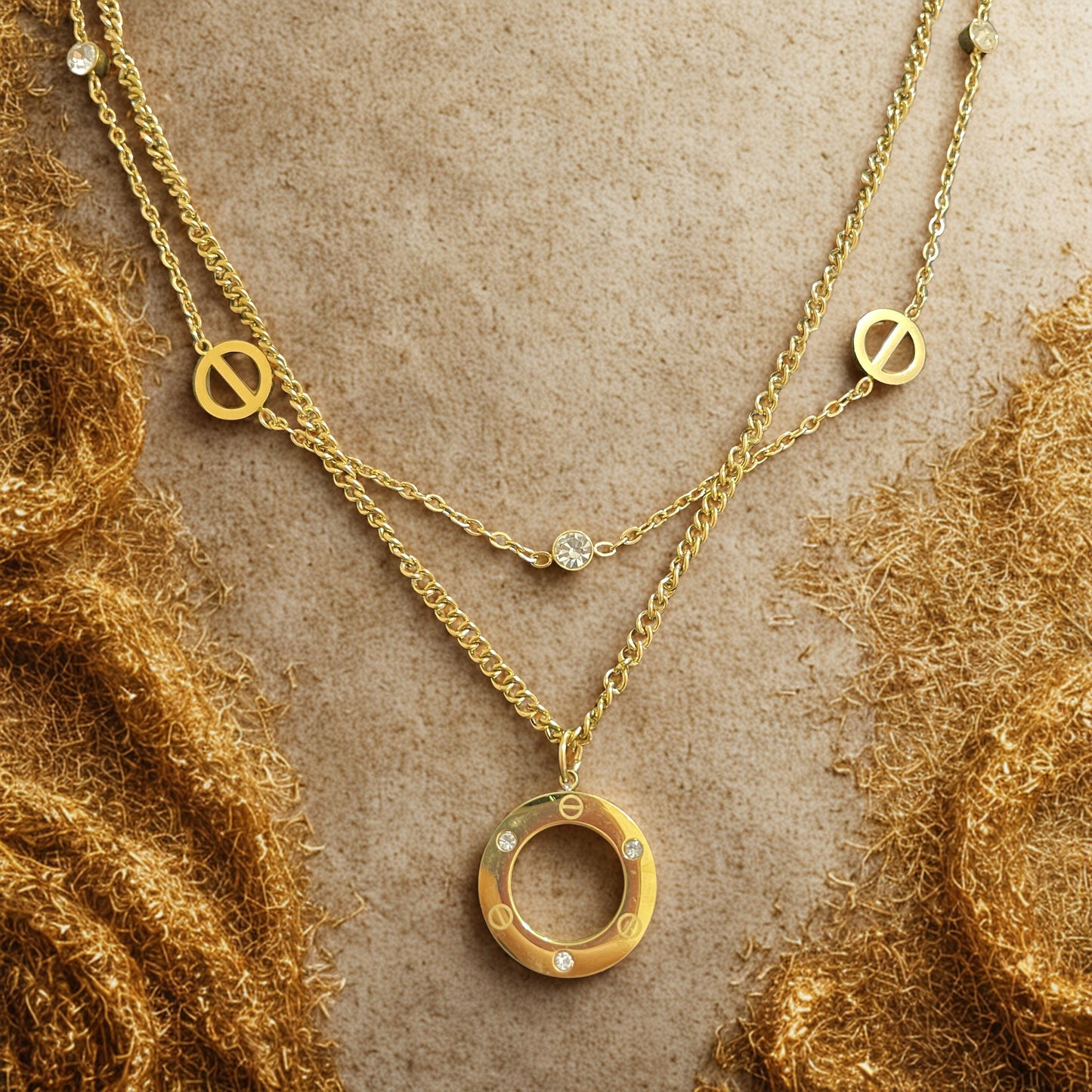 Bulgari Double Layer Necklace