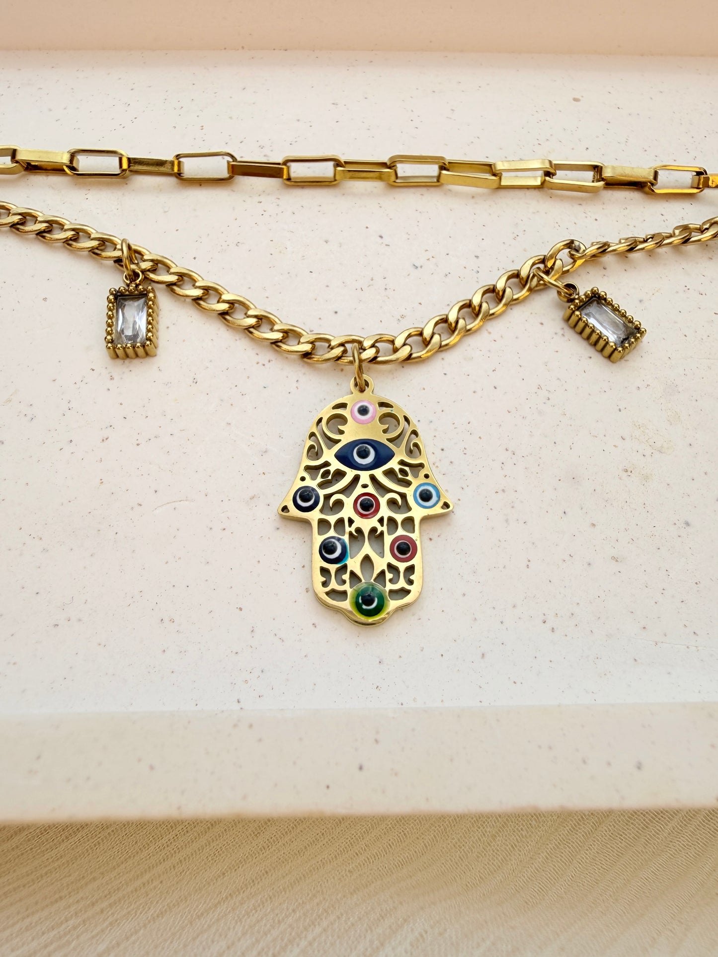 Hamsa Charm Bracelet