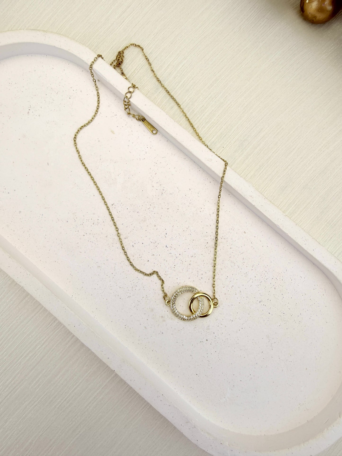 Duo Circle Necklace