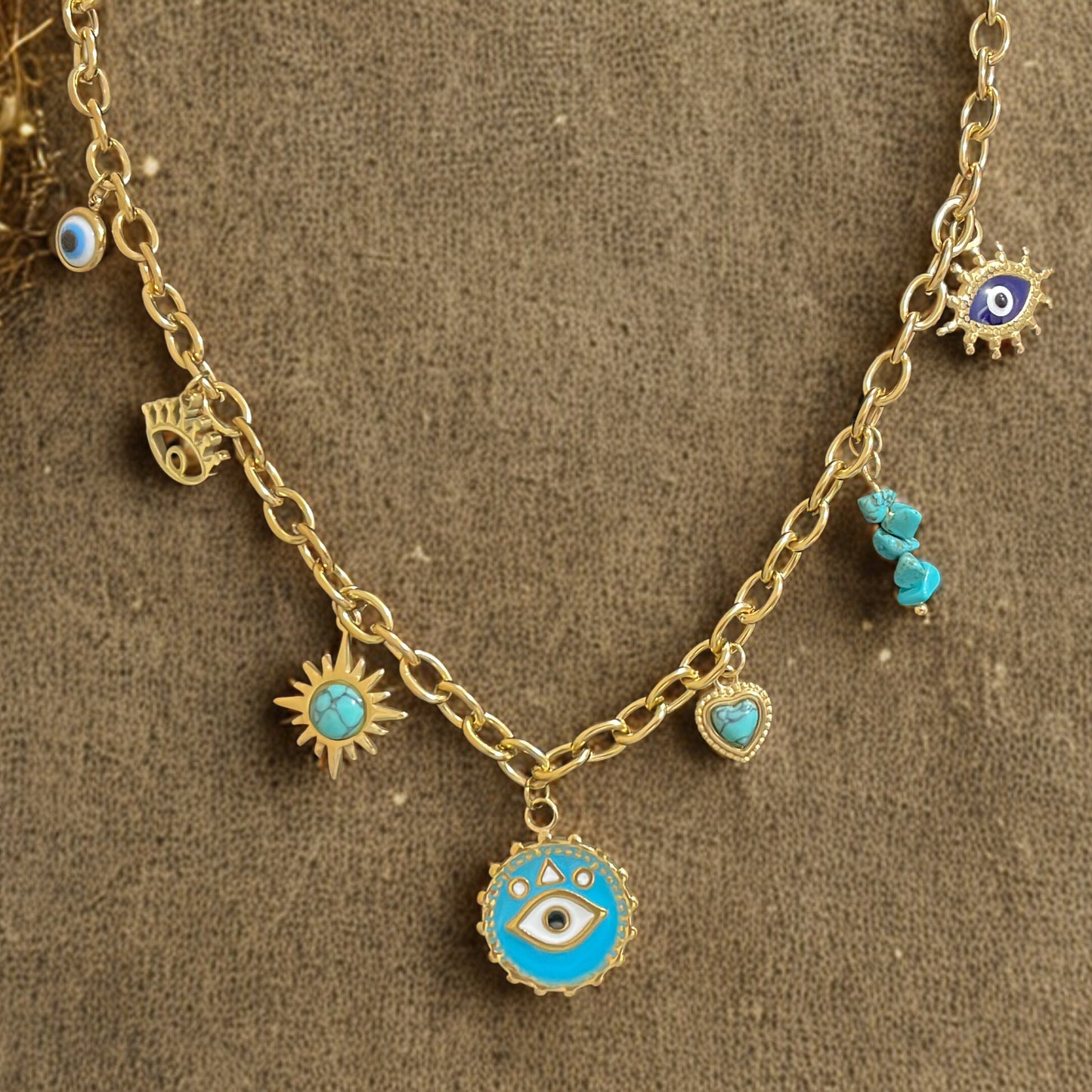 Evil Eye Charm Necklace