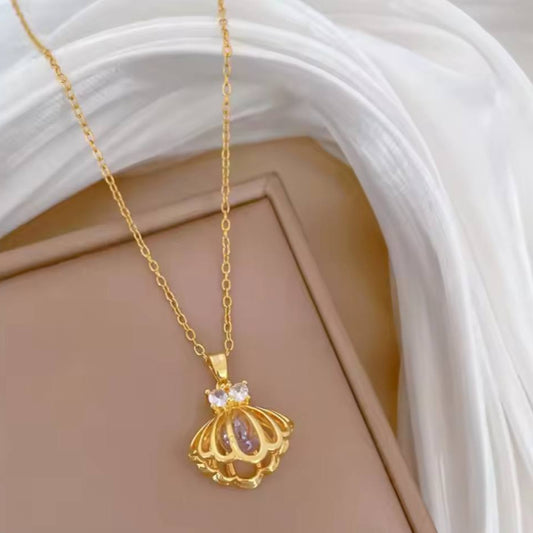 Golden Seashell Necklace