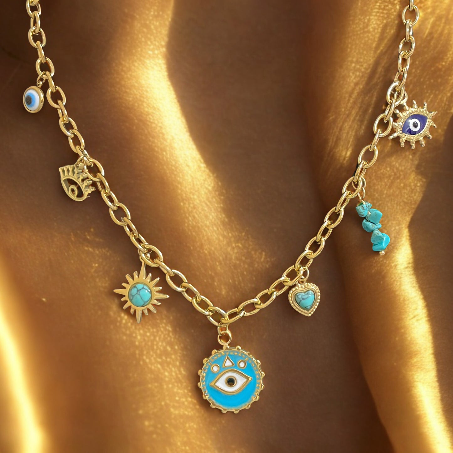 Evil Eye Charm Necklace