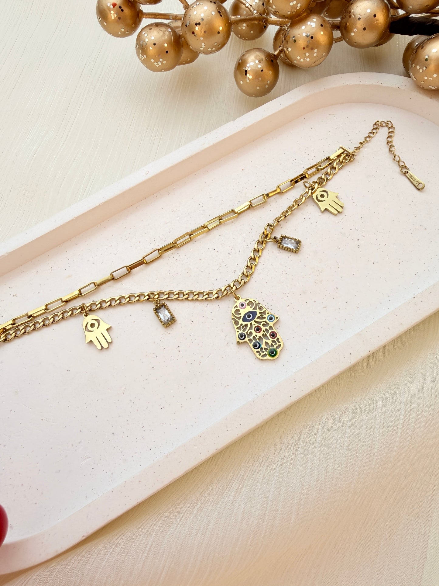 Hamsa Charm Bracelet
