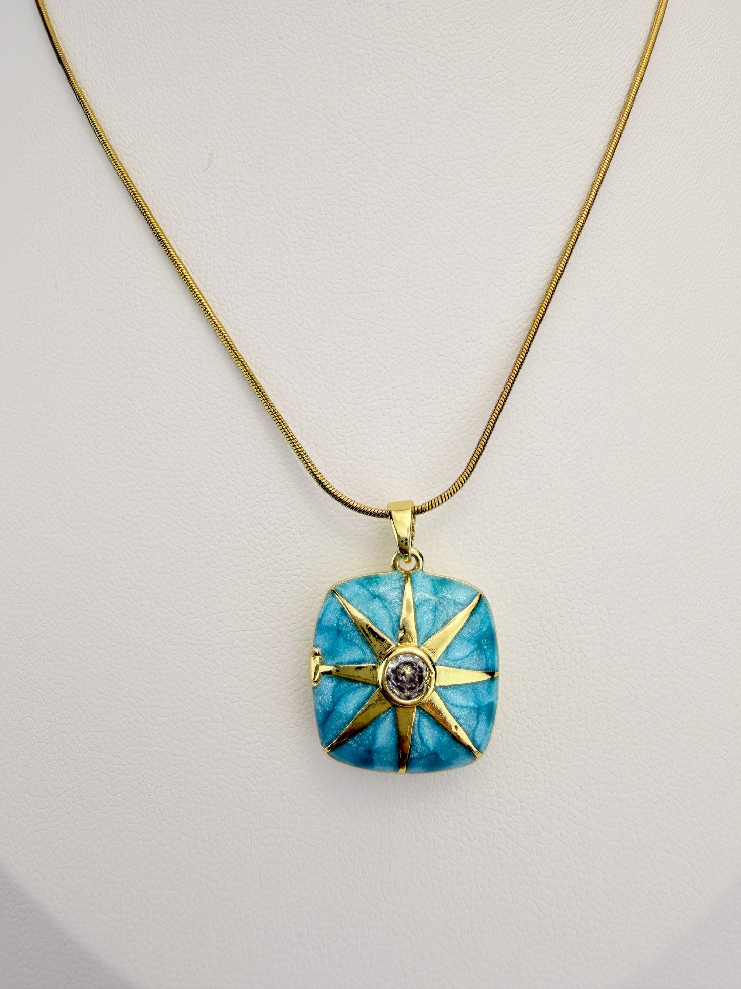 North Star Locket Necklace