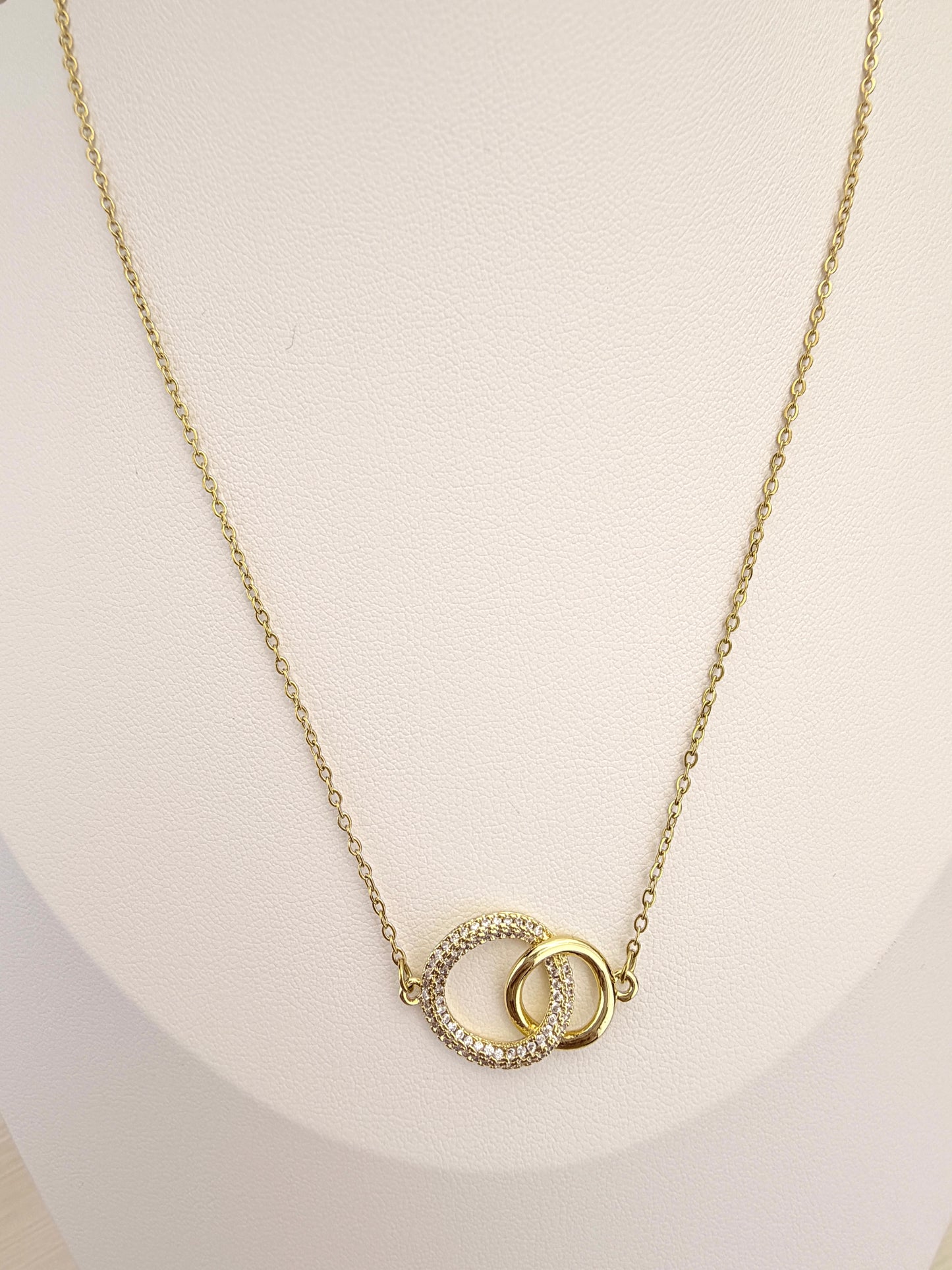 Duo Circle Necklace