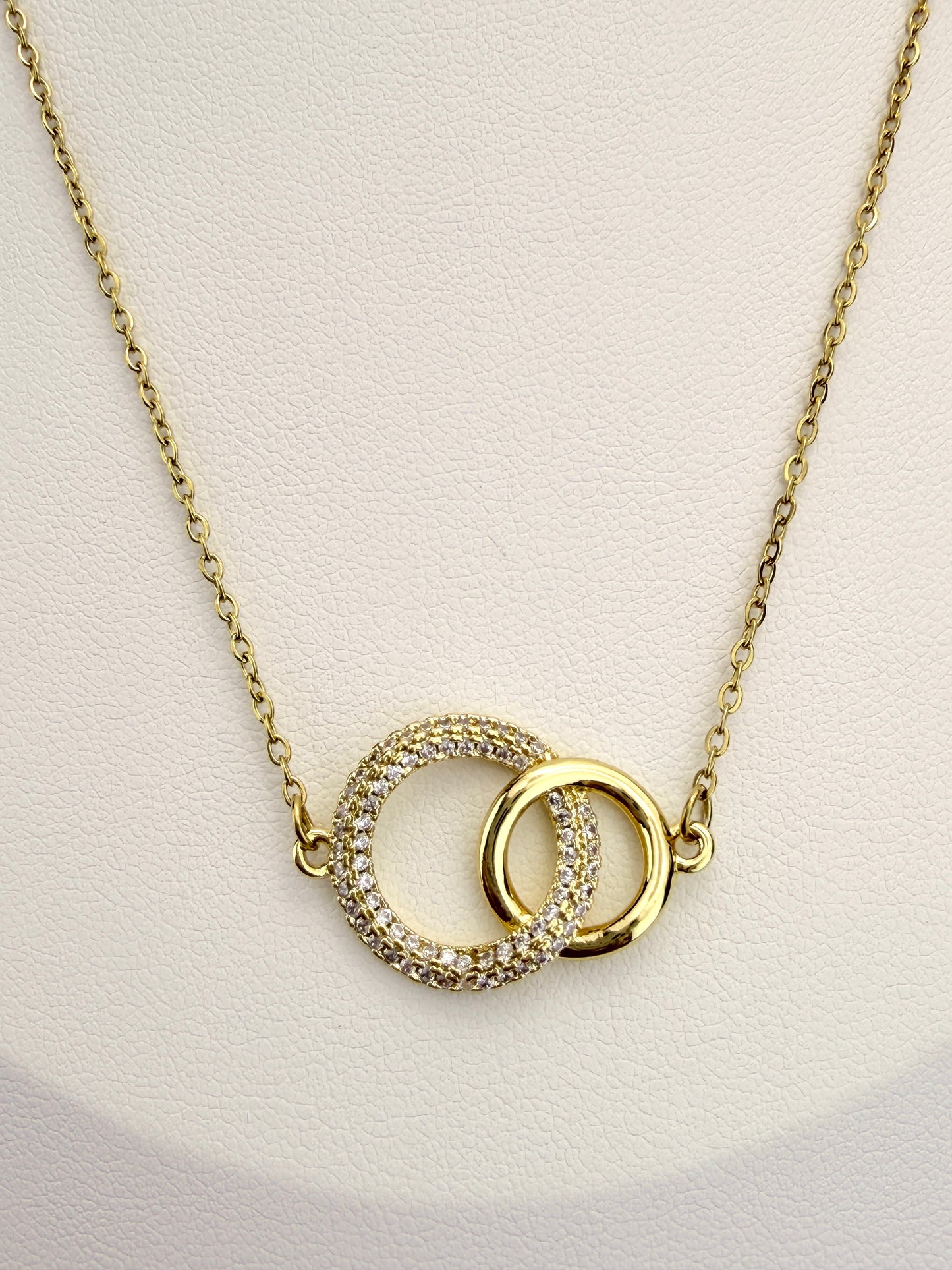 Duo Circle Necklace