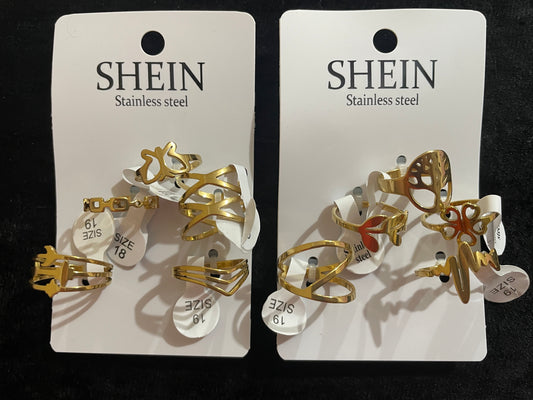 Shein Rings (Set of 5)