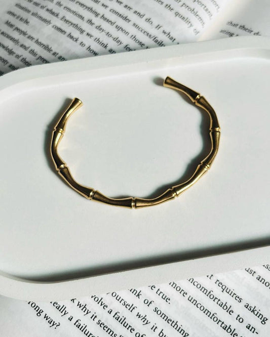 Golden Bamboo Bangle