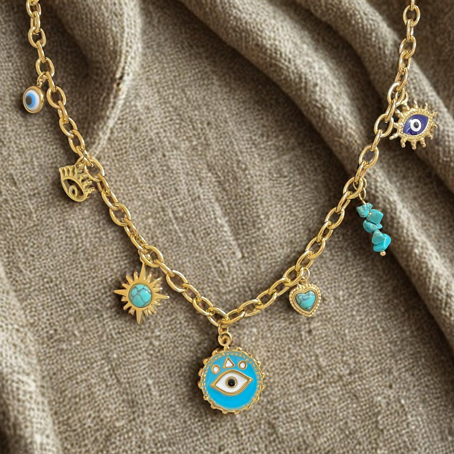 Evil Eye Charm Necklace