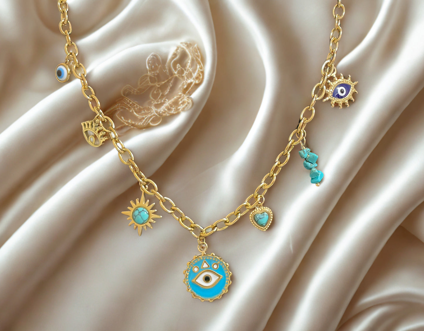 Evil Eye Charm Necklace