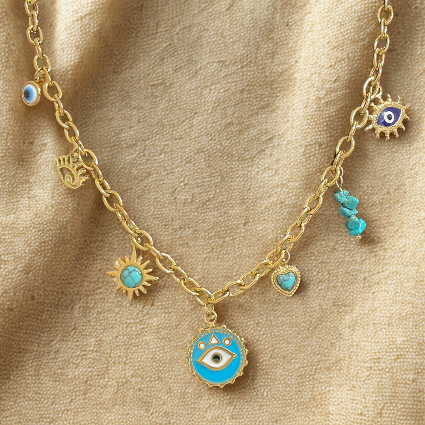 Evil Eye Charm Necklace